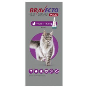 Bravecto Plus (6.25-12.5kg) Cat 500mg