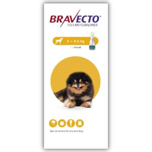 Bravecto Chews Mini (2-4.5kg) 112.5mg