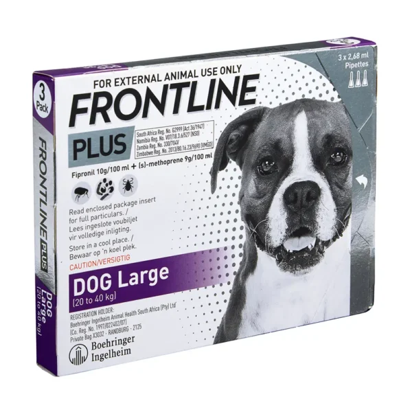 Frontline Plus Dog L (20-40kg) 3 pip