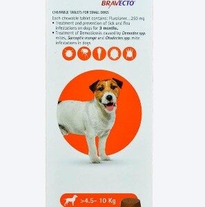 Bravecto Chews (4.5-10kg)) 250mg