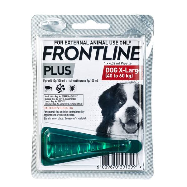 Frontline Plus Dog XL (40-60kg) 1 pip