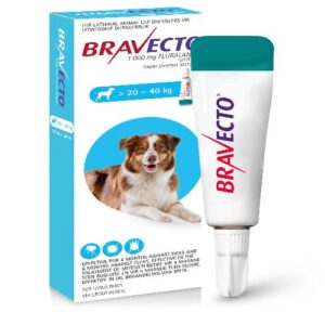 Bravecto Spot-on Dog (20-40kg) 1000mg