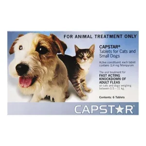 CAPSTAR Cats and Small Dogs (Nitenpyram 11,4 mg) 6tab