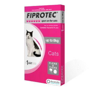 Fiprotec Cat 0-8kg Single 1's (Pink)