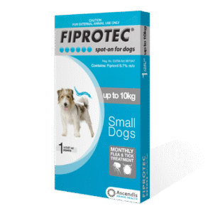 Fiprotec Dog 0-10kg (S) Single 1's (Blue)