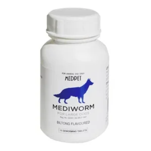 MEDIWORM FOR LARGE DOGS 15's