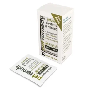 PET REMEDY CALMING WIPES 12's PACK
