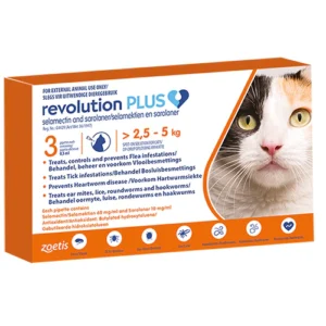 Revolution Plus 0.5ml (2.5-5kg) x 3 tube