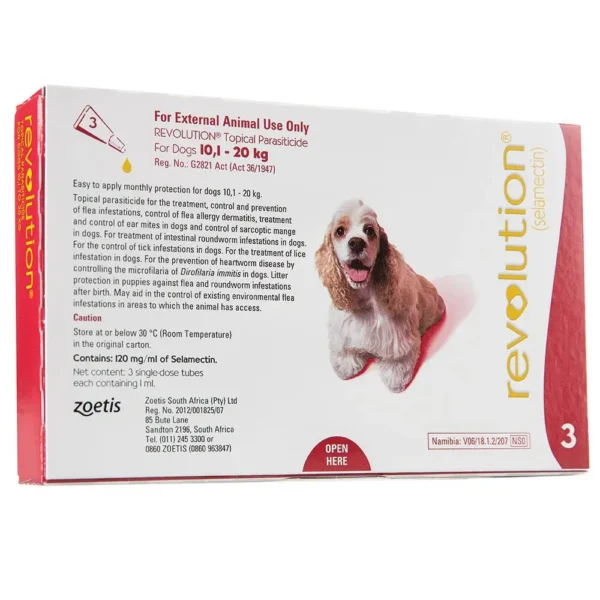 REVOLUTION RED (DOG 10.1-20kg) x 3 tube
