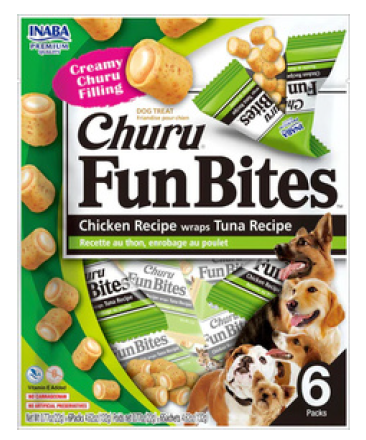 Churu Fun Bites Dog Chicken Tuna (6x22g)